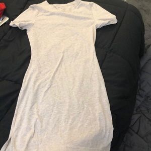 Beige fitted alphalete tshirt dress